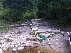 96rod portage north take out nina moose river