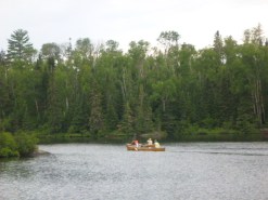 Paddlers heading for Cherokee Creek