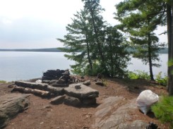 Our campsite on Radiant