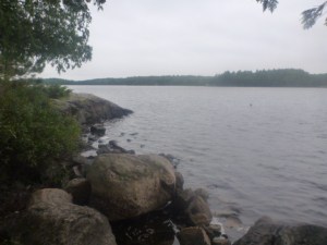 View south from eastern shore above Horse River