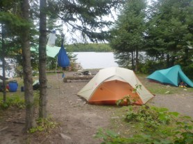 Site setup on Camp 1151 Wood Lake. By TMI. All rights reserved.