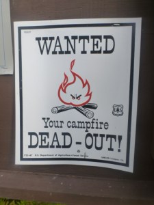 Put out your campfire. Cold-to-the-touch. By TMI. All rights reserved