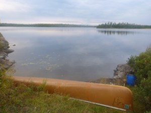 Western shore of Wood Lake bivvy site. By TMI. All rights reserved.